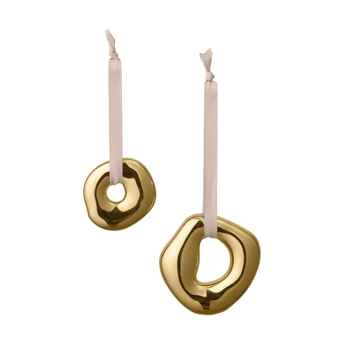 Orrith decoratiehanger 2 delen, messingfinish Ferm Living