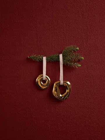 Orrith decoratiehanger 2 delen - messingfinish - Ferm Living
