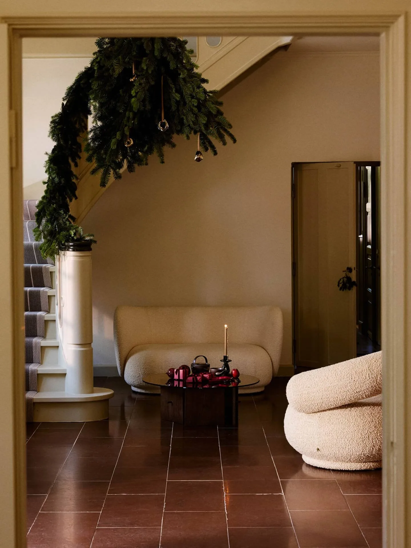 Orrith decoratiehanger 2 delen, messingfinish Ferm Living