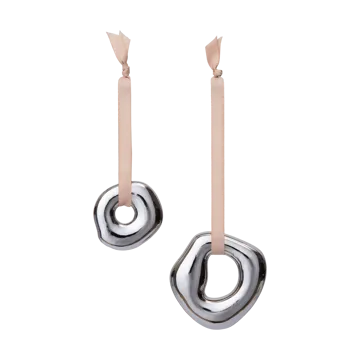 Orrith decoratiehanger 2 delen - Silver - Ferm Living