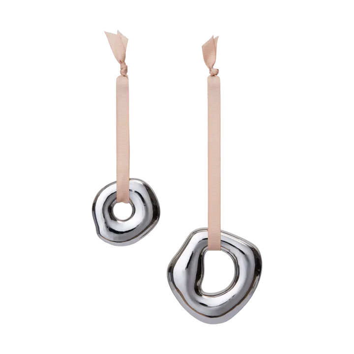 Orrith decoratiehanger 2 delen - Silver - Ferm Living
