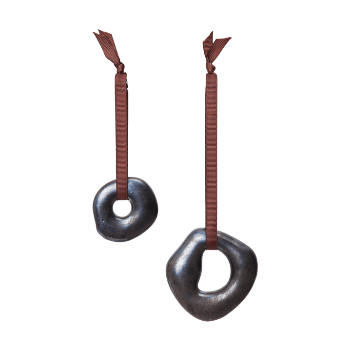 Orrith decoratiehanger 2-delig - Rustic Bronze - Ferm Living