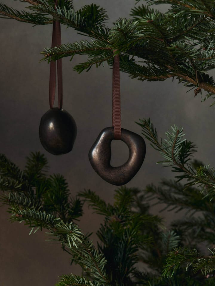 Orrith decoratiehanger 2-delig, Rustic Bronze Ferm Living