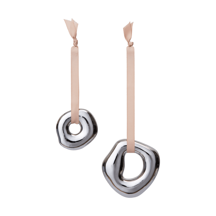 Orrith decoratiehanger 2-delig - Silver - Ferm Living