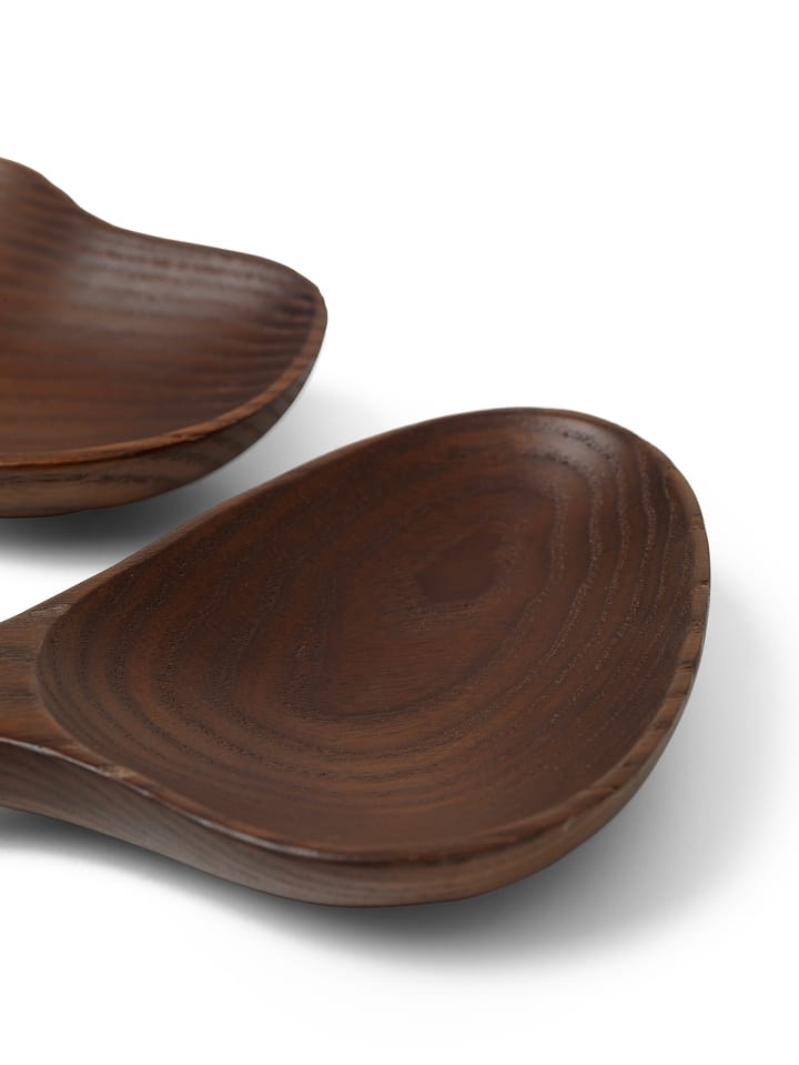 Os saladebestek 2-delig, Dark brown Ferm Living