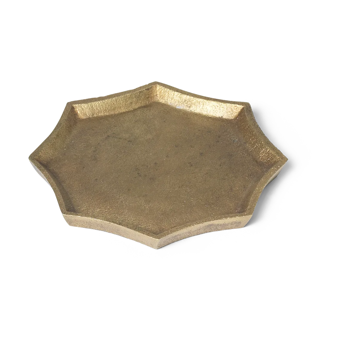 Otte decoratieplateau 9,5x9,5 cm, Brass finish Ferm Living
