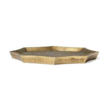 Otte decoratieplateau 9,5x9,5 cm - Brass finish - Ferm Living