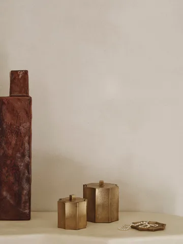 Otte decoratieplateau 9,5x9,5 cm - Brass finish - Ferm Living