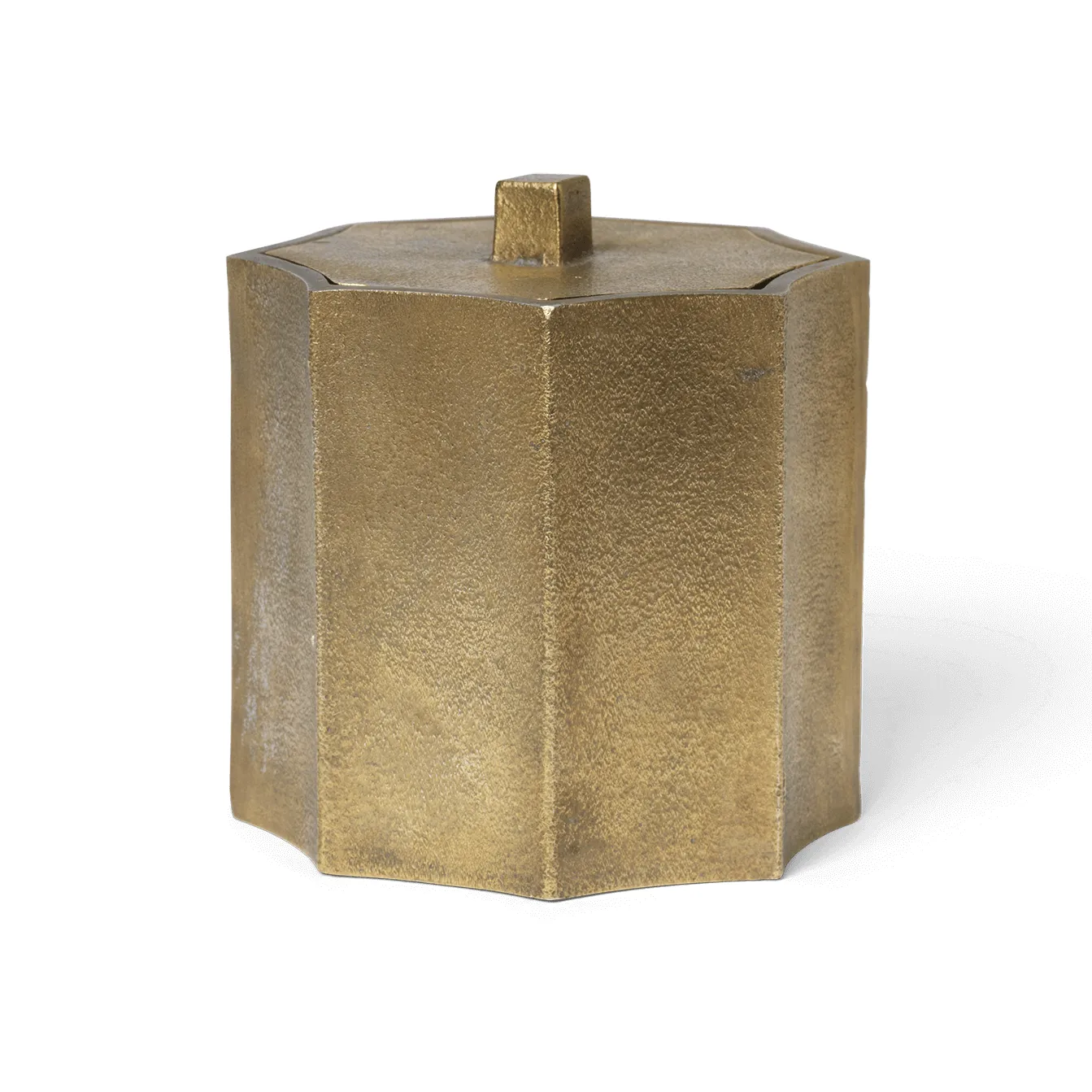 Otte geurkaars 36 h, Brass finish Ferm Living
