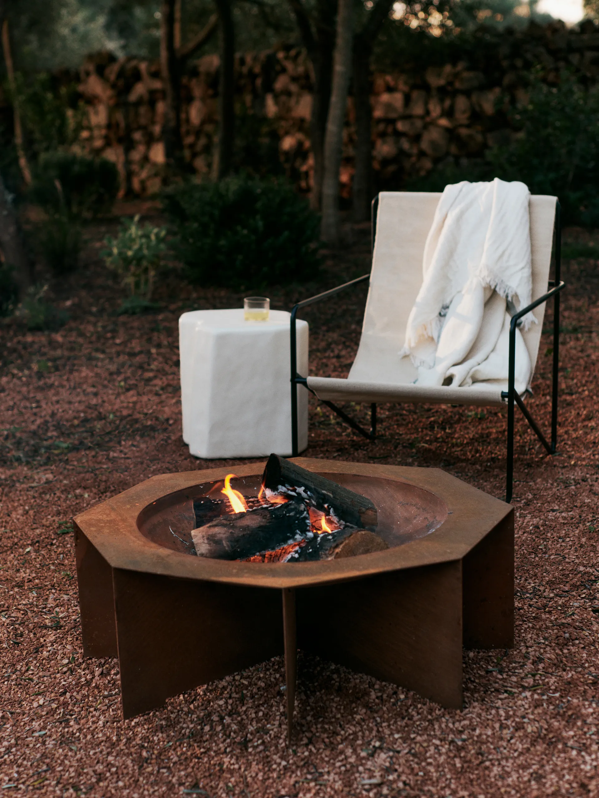 Otto fire pit vuurplaats, Roest, Ø85,5x29 cm Ferm Living