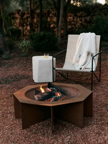 Otto fire pit vuurplaats - Roest, Ø85,5x29 cm - Ferm Living
