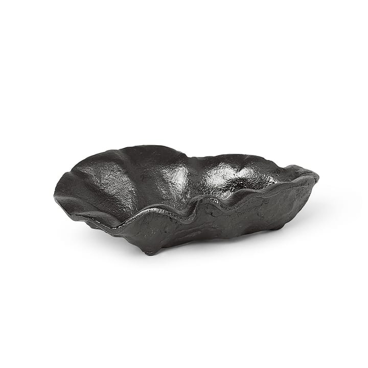 Oyster decoratiekom 10,5 cm - Zwart messing - Ferm Living
