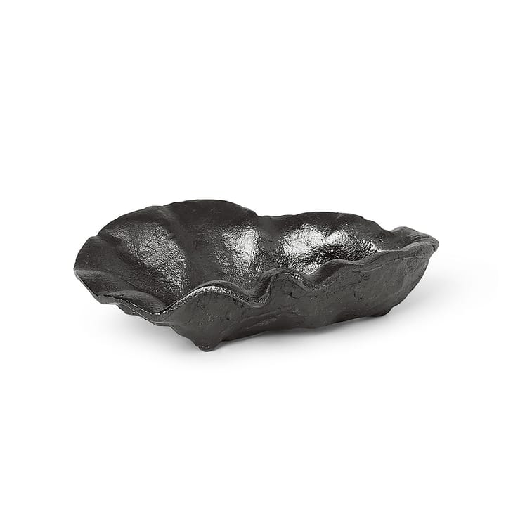 Oyster decoratiekom 10,5 cm - Zwart messing - Ferm LIVING