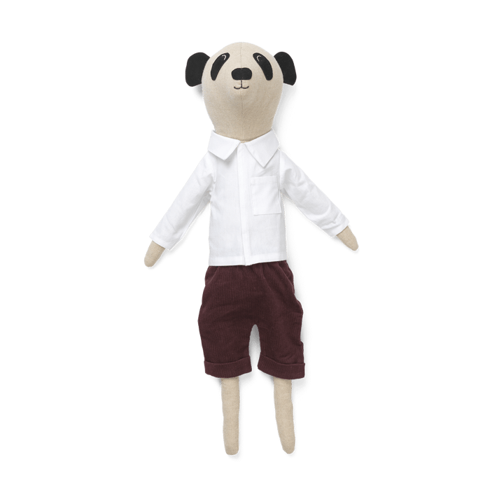 Panda Teddy knuffeldier - Natuurlijk - Ferm Living