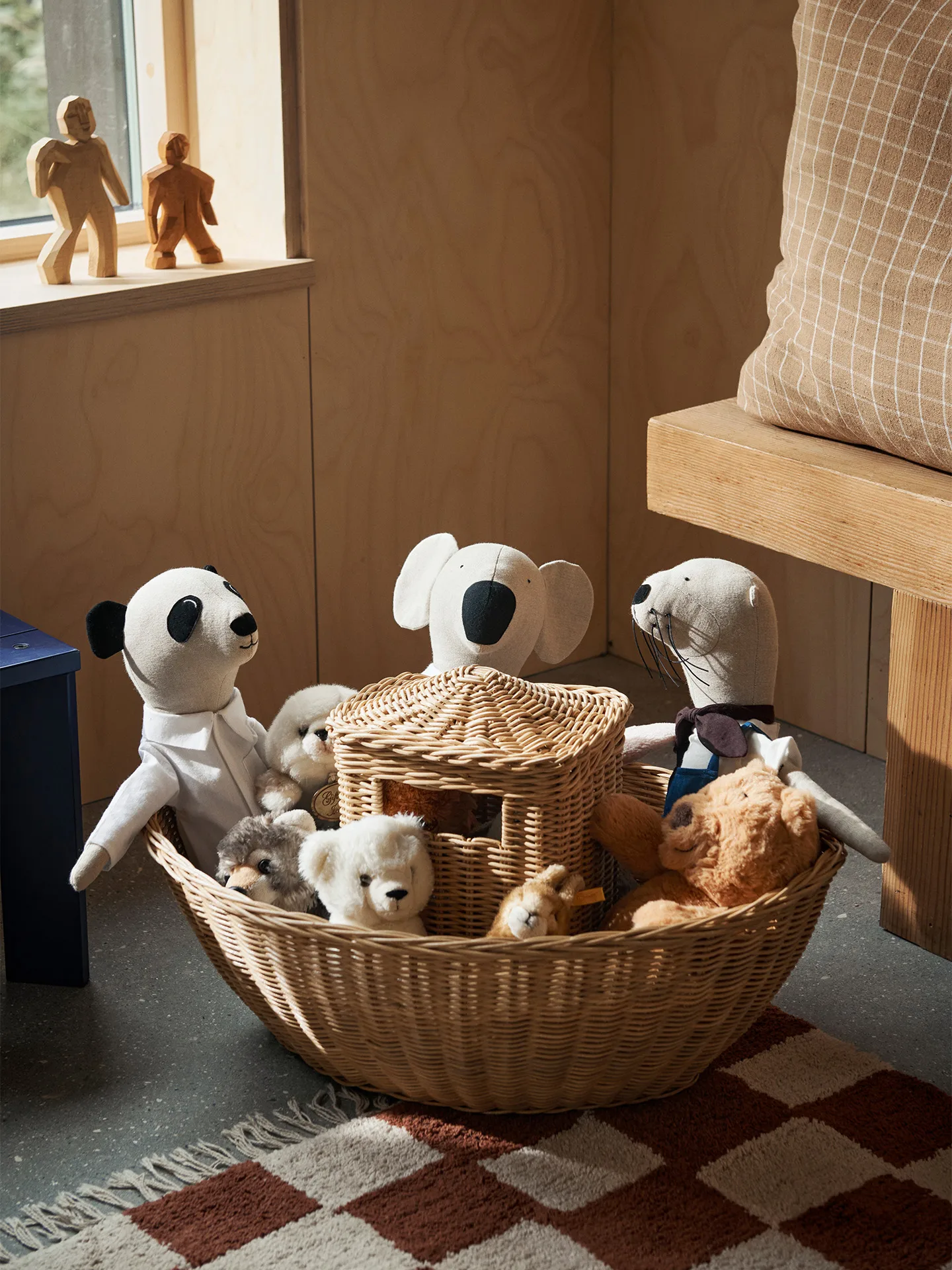 Panda Teddy knuffeldier, Natuurlijk Ferm Living