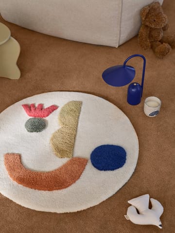 Panto getuft vloerkleed - Off white, Ø70 cm - Ferm Living