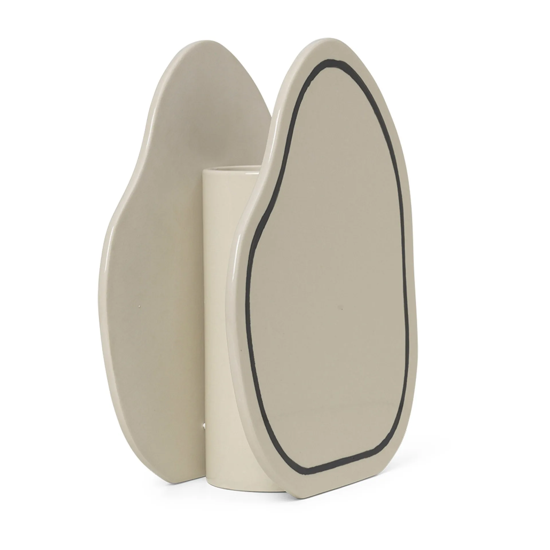 Paste vaas rounded 28 cm, Off-white Ferm Living