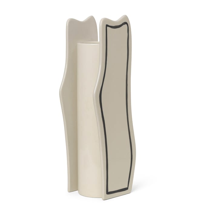 Paste vaas slim 35 cm, Off-white Ferm Living