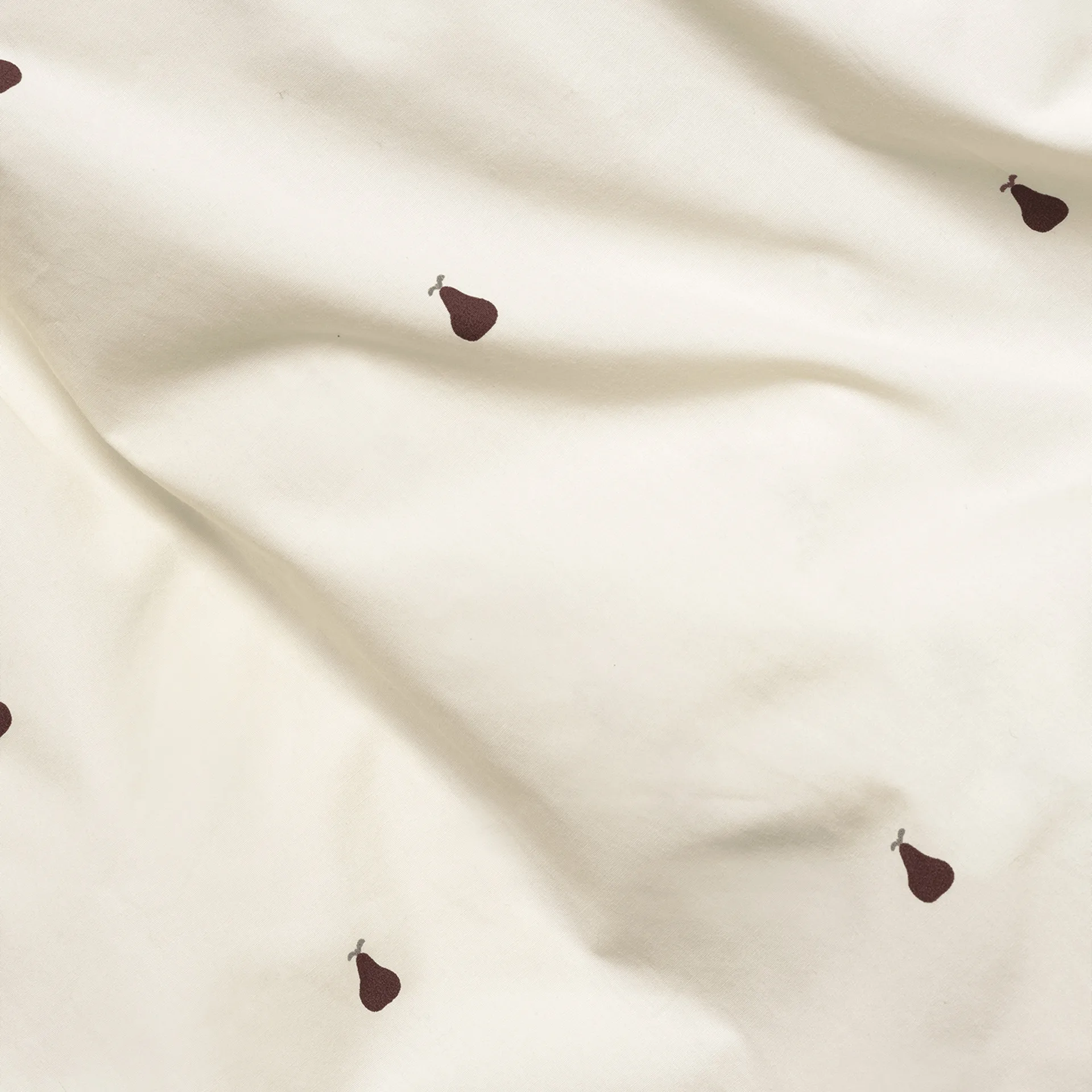 Pear dekbedovertrek 140x200 cm, Off white-cinnamon Ferm Living