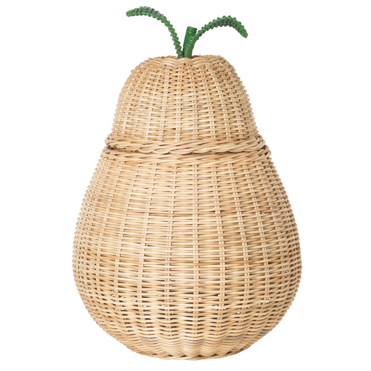 Ferm Living Pear opbergmand groot | Scandinavisch Interieur | Opbergmanden | Bruin