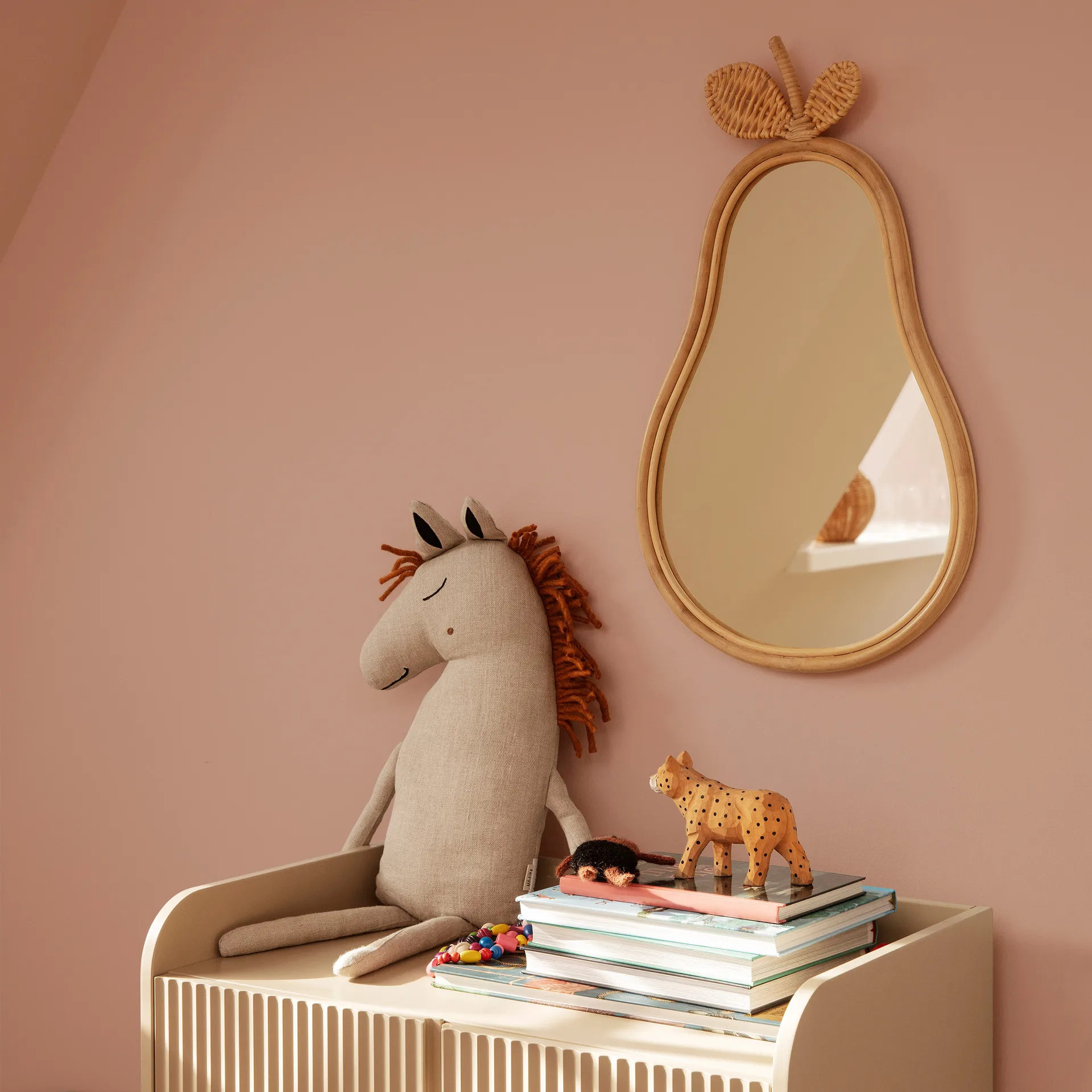 Pear spiegel 37x62 cm, Natural Ferm Living