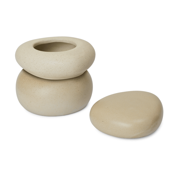 Pebble doosje large, Sand/Cream Ferm Living