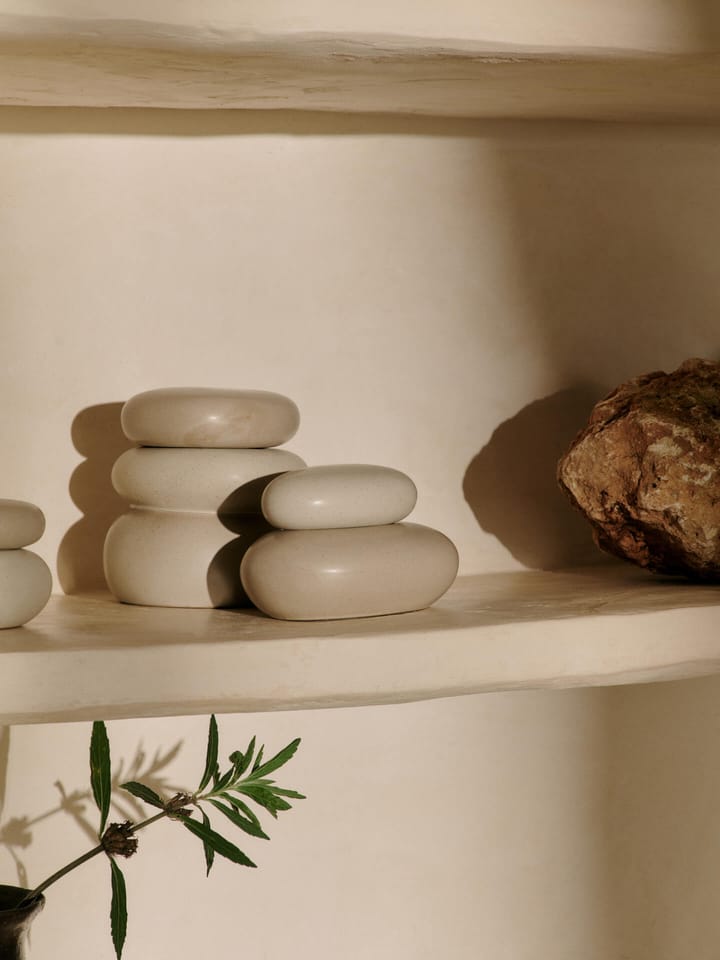 Pebble doosje large, Sand/Cream Ferm Living