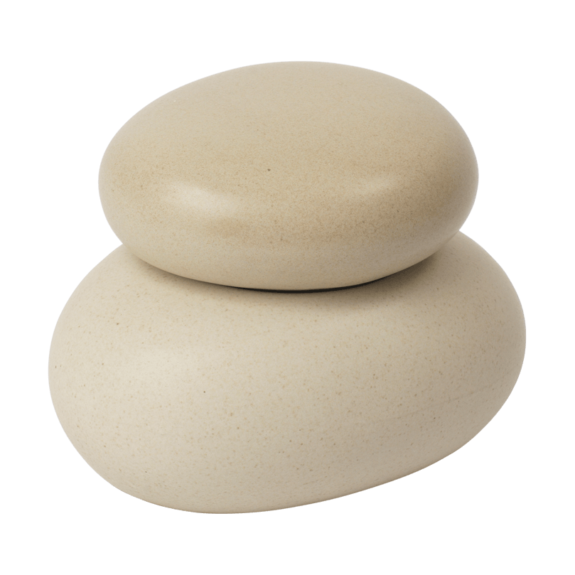 Ferm Living Pebble doosje small Sand/Cream | Scandinavisch Interieur | Dozen & boxen | Beige