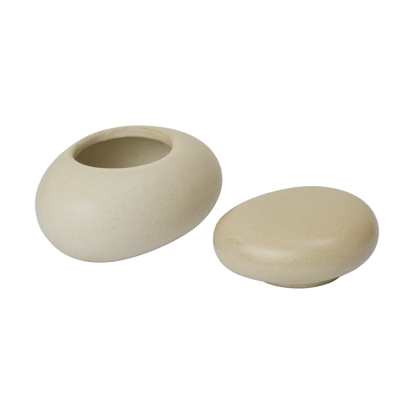 Pebble doosje small, Sand/Cream Ferm Living