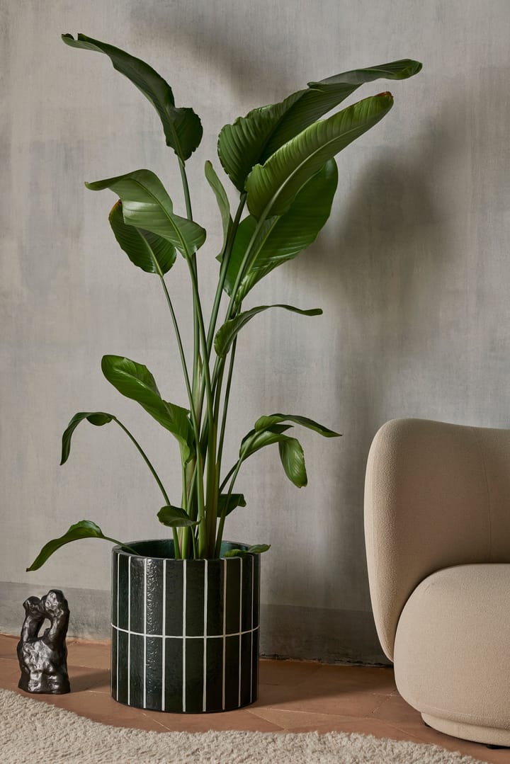 Pillar bloempot Ø40 cm - Dark green - ferm LIVING