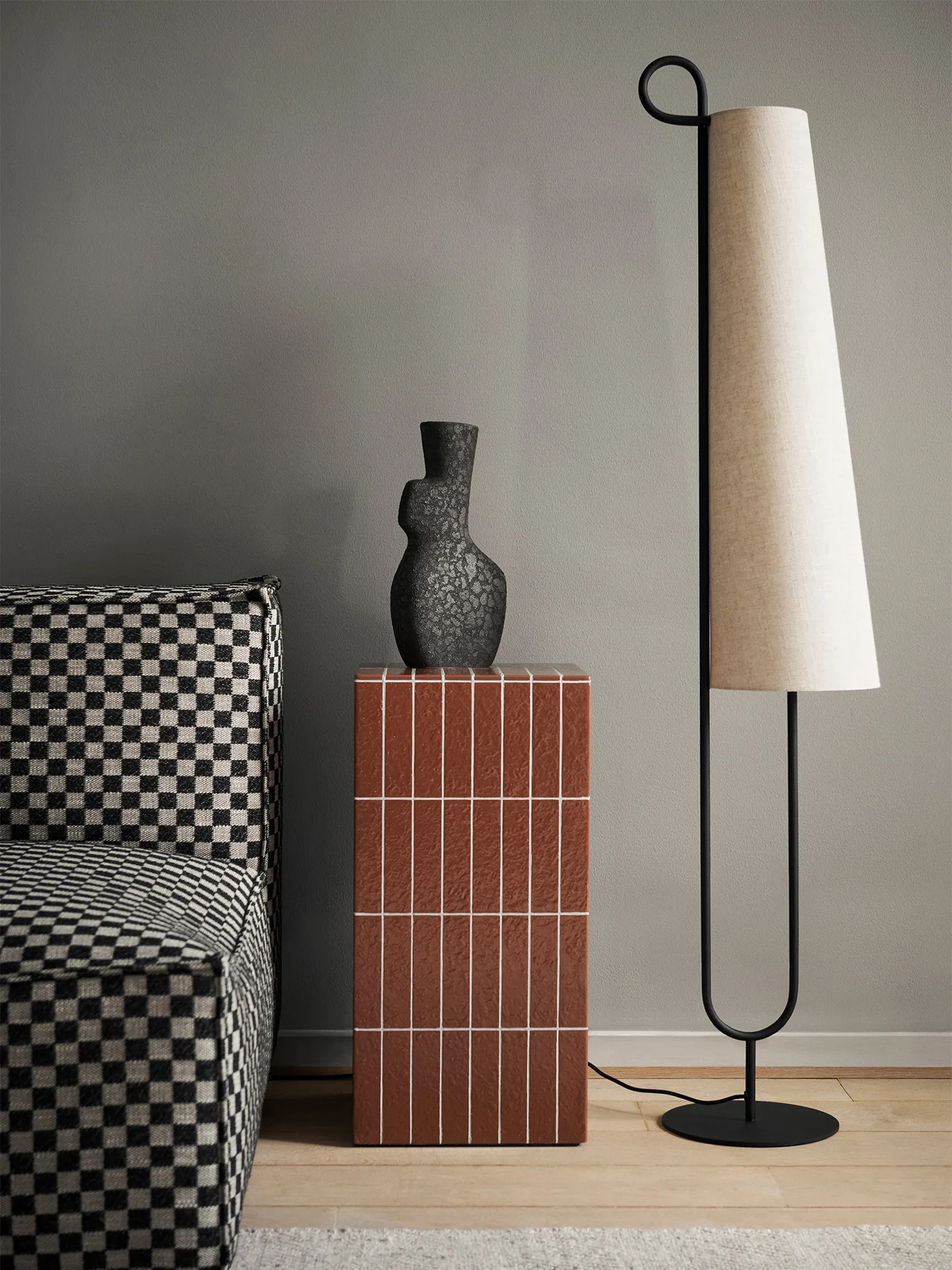 Pillar piëdestal, Bruin Ferm Living