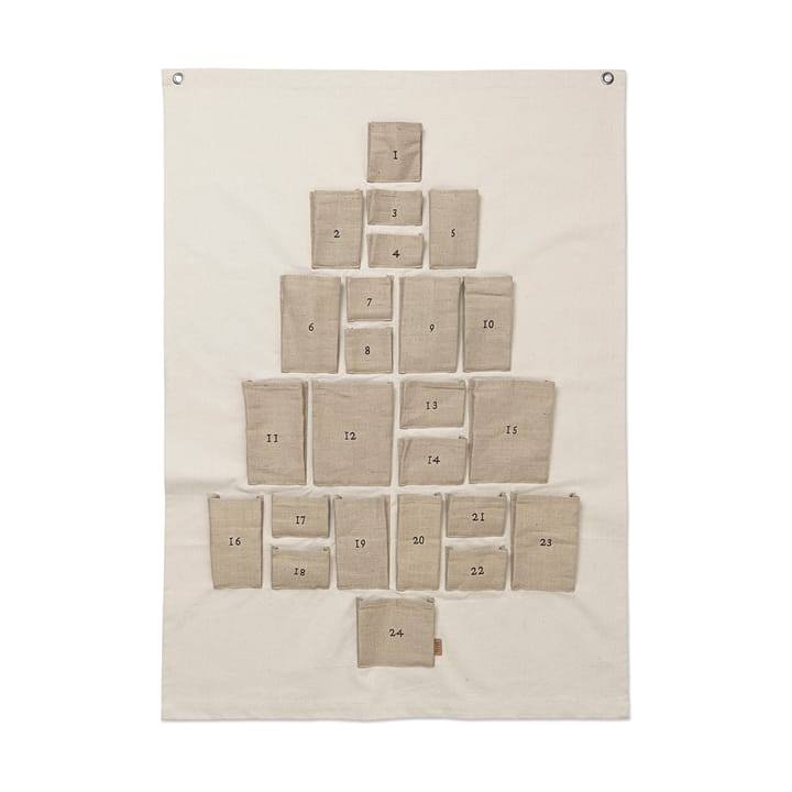 Pine adventskalender, Maxi, 90x125 cm Ferm Living