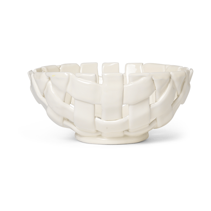 Plait kom Ø24 cm - Off white - Ferm Living