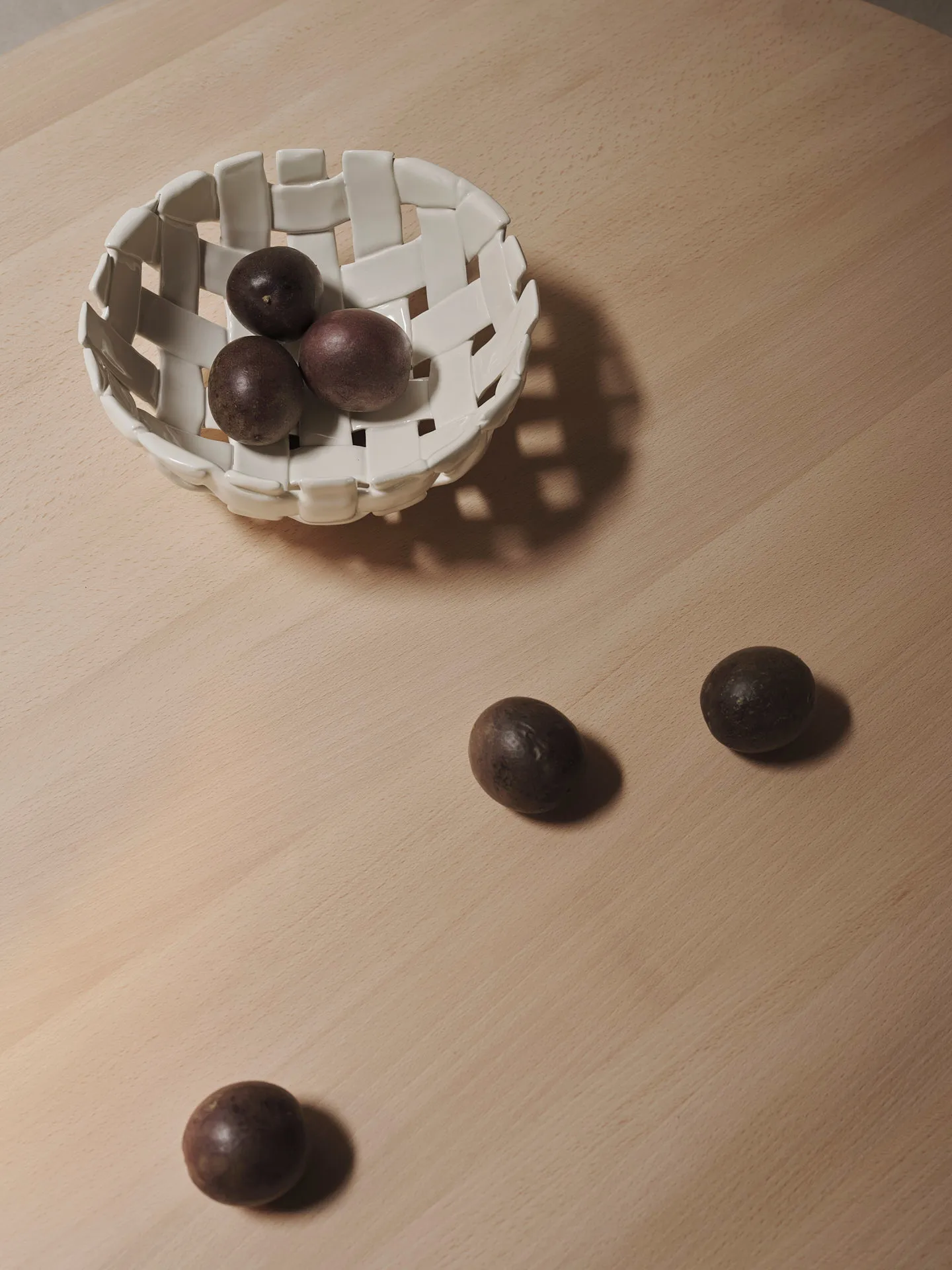 Plait kom Ø24 cm, Off white Ferm Living