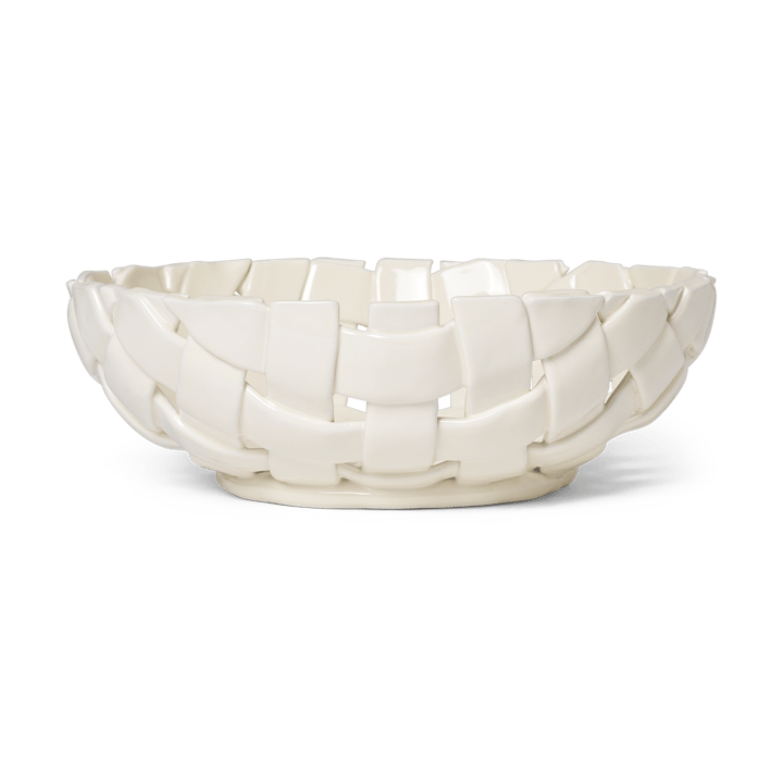 Plait kom Ø30 cm - Off white - Ferm Living