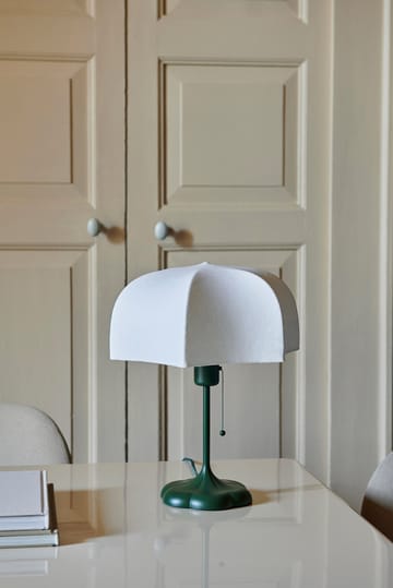 Poem tafellamp Ø30x42 cm - White-grass green - Ferm Living