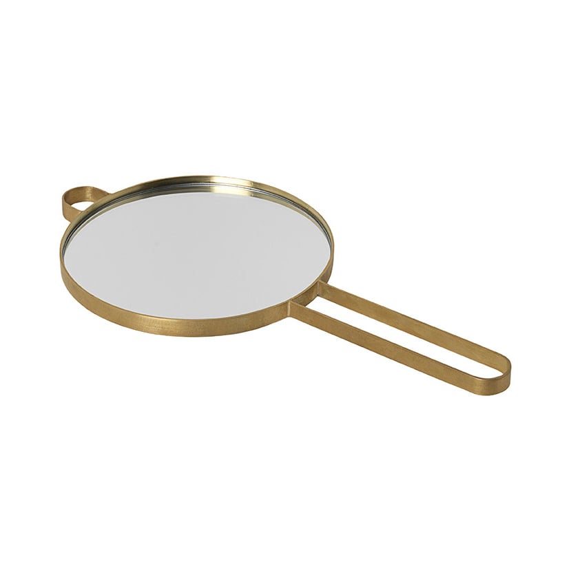 Ferm Living Poise handspiegel messing