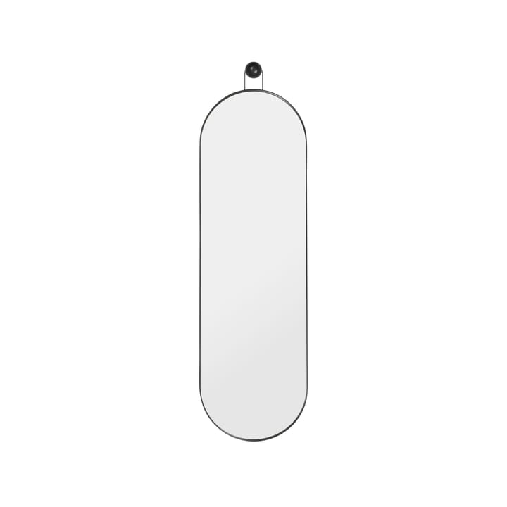 Poise ovale spiegel - zwart - Ferm Living