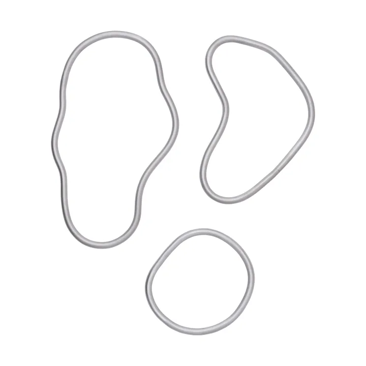 Pond onderzetter 3-delig - Aluminium - Ferm Living