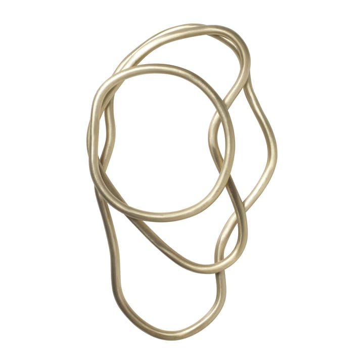 Pond panonderzetter 3-delig, Messing Ferm Living