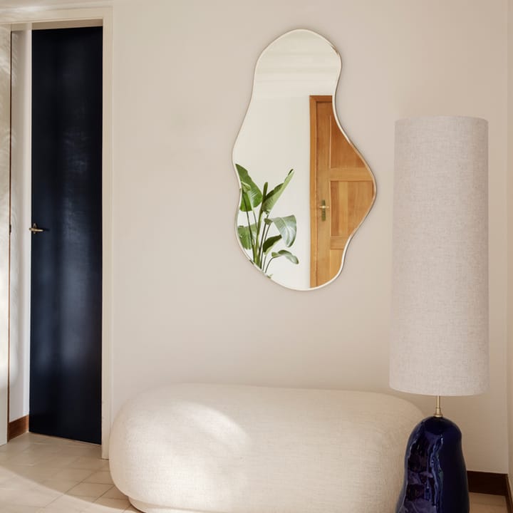 Pond Spiegel, dark chrome, xl Ferm Living