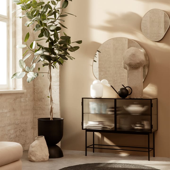 Pond Spiegel, dark chrome, xl Ferm Living
