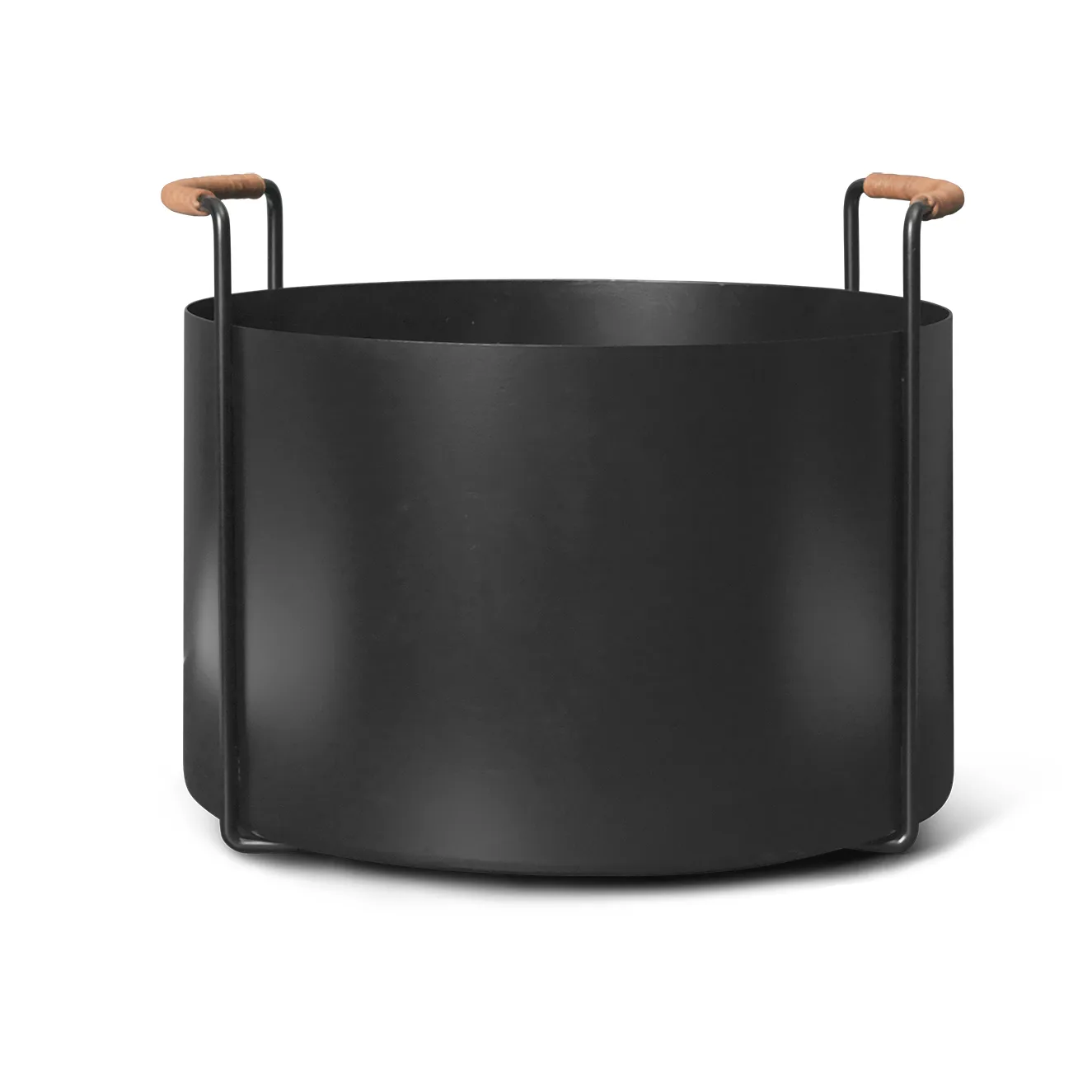 Port houtmand, 42x40x32,4 cm, Black Ferm Living