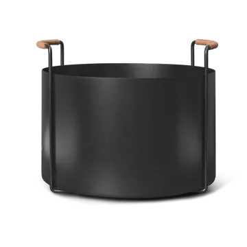 Port houtmand, 42x40x32,4 cm - Black - Ferm Living