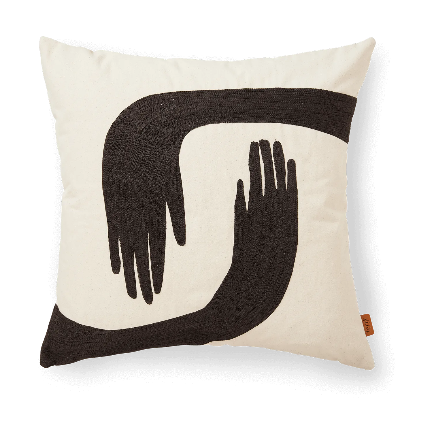 Pose kussen 50x50 cm, Coffee-undyed Ferm Living