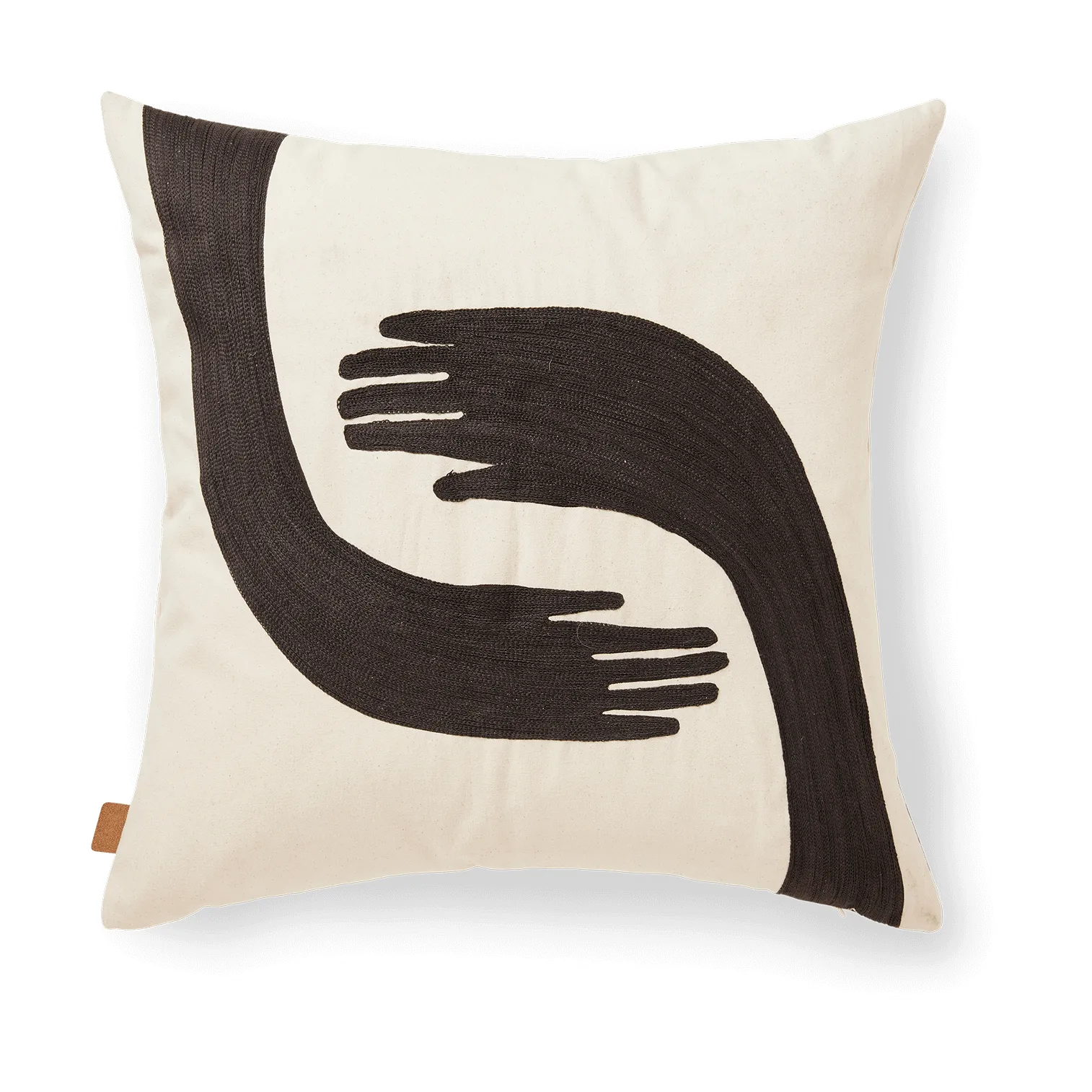 Pose kussen 50x50 cm, Coffee-undyed Ferm Living