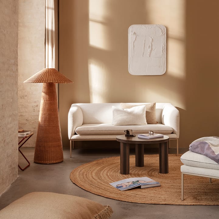Post Salontafel, oak smoked, large, lines Ferm Living