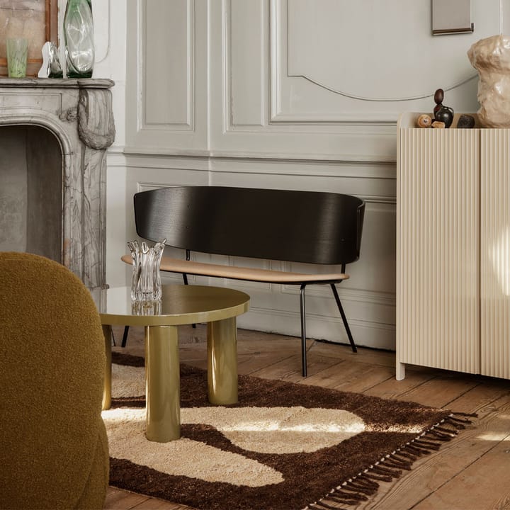 Post Salontafel, oak smoked, large, lines Ferm Living