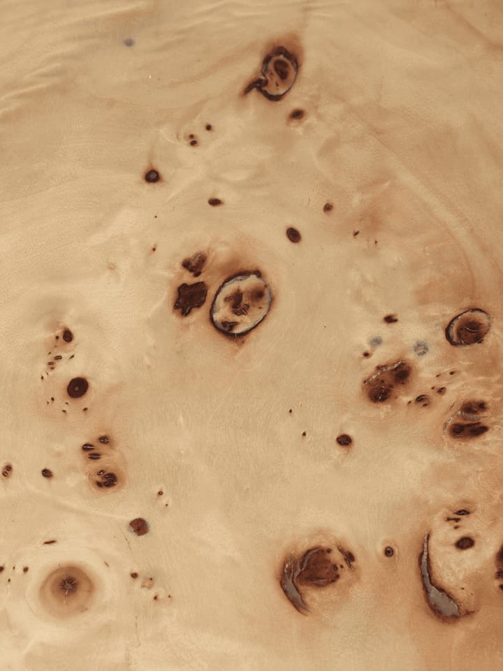 Post salontafel small Ø65 cm, Burl veneer Ferm Living