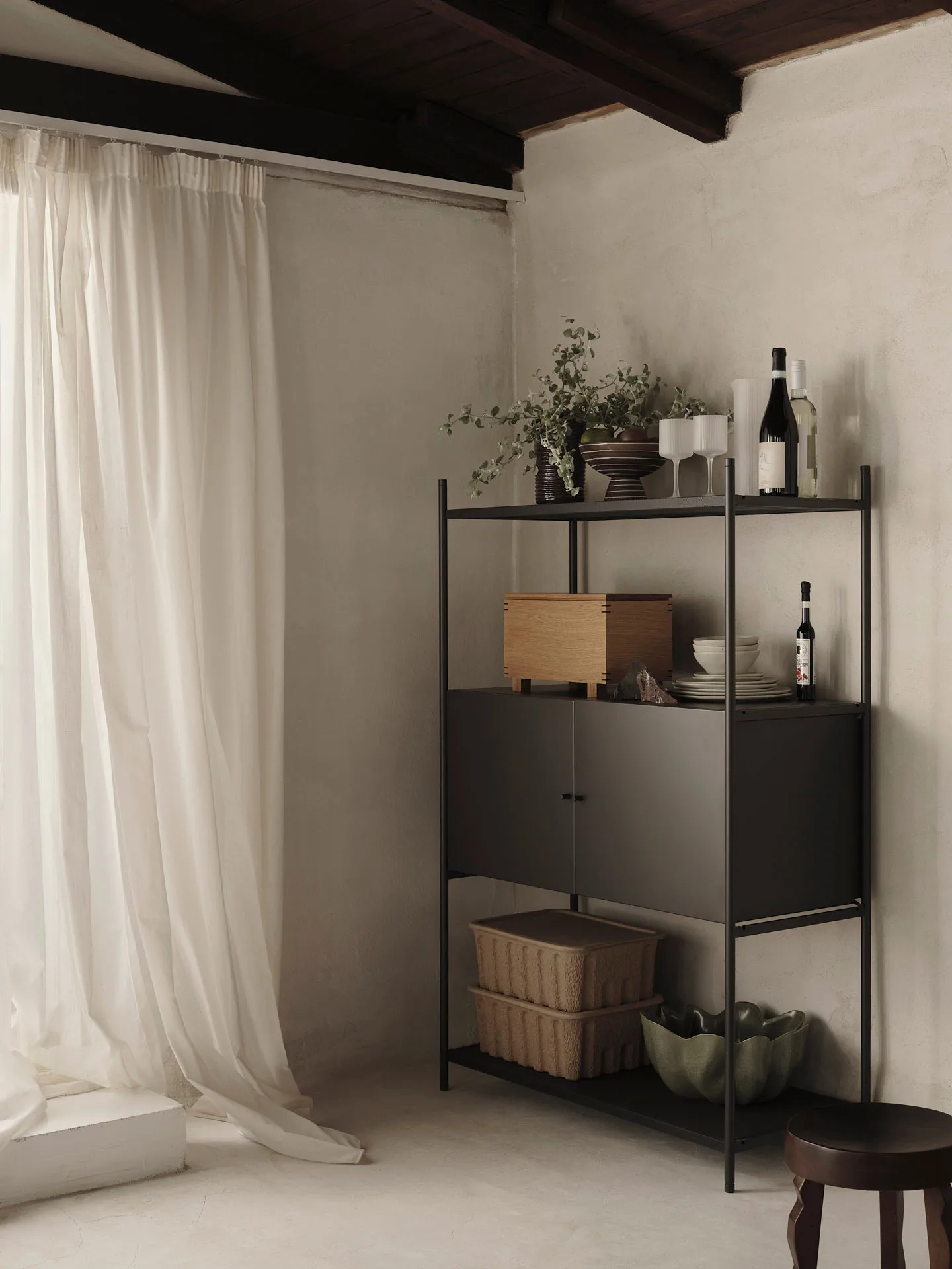 Punctual kast 41,6x91,5 cm, Anthracite Ferm Living